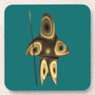 Tuvaaq - Fractal Inuit Hunter Onderzetter