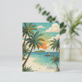 Tuvalu Briefkaart (Staand voorkant)