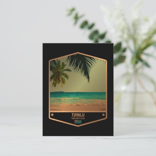 Tuvalu Briefkaart (Staand voorkant)