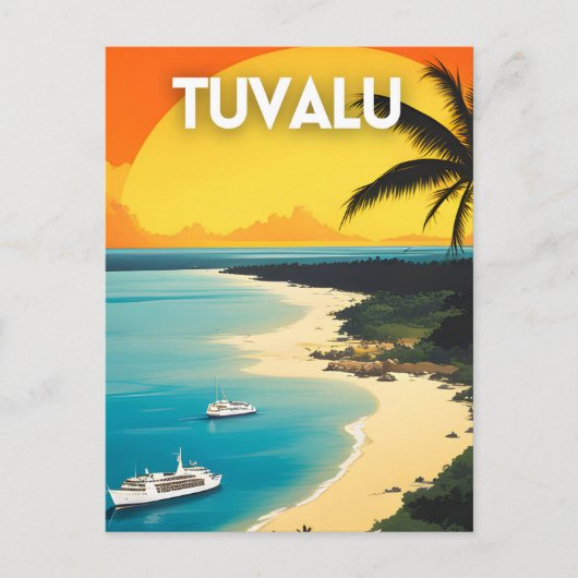 Tuvalu Briefkaart (Voorkant)