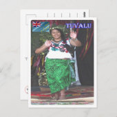 Tuvalu - Dancer - Briefkaart (Voorkant / Achterkant)