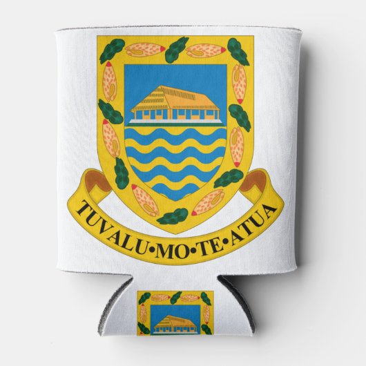 tuvalu emblem blikjeskoeler (Voorkant)
