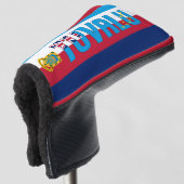 Tuvalu Flag Gorheerlijk Patriotisch Golf Head-Hoes Golfheadcover (3/4 voorkant)