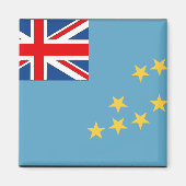 Tuvalu Flag Magneet (Voorkant)