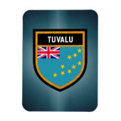 Tuvalu Flag Magneet (Verticaal)