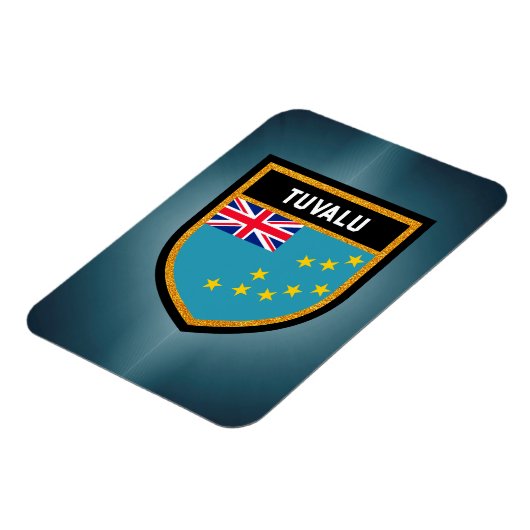 Tuvalu Flag Magneet (Linkerzijde)
