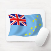 Tuvalu Flag Mousepad Muismat (Met muis)