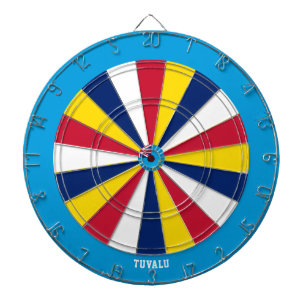 Tuvalu Flag Patriot's Bullseye Dart Board Dartbord
