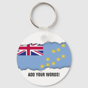 Tuvalu Flag Sleutelhanger