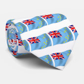 Tuvalu Flag Stropdas (Opgerold)
