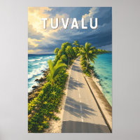 Tuvalu Illustratie Reis Kunst Vintage