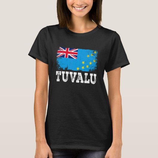 Tuvalu-Mannen, vrouwen Kind T-shirt (Voorkant)