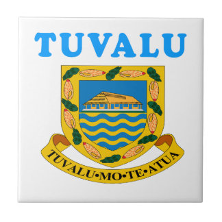 Tuvalu-munt van Design Tegeltje
