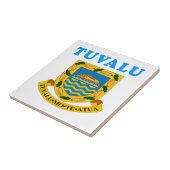 Tuvalu-munt van Design Tegeltje (Zijkant)