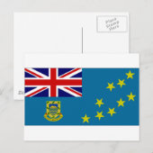Tuvalu State Flag Briefkaart (Voorkant / Achterkant)