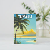 Tuvalu Travel Briefkaart (Staand voorkant)