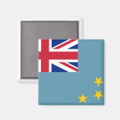 Tuvalu (Tuvaluan)-vlag Magneet (Voorkant / Achterkant)