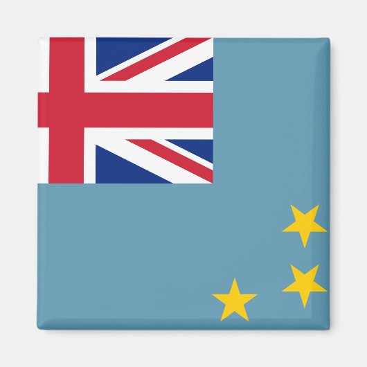 Tuvalu (Tuvaluan)-vlag Magneet (Voorkant)