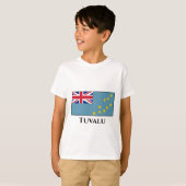 Tuvalu (Tuvaluan)-vlag T-shirt (Voorkant volledig)