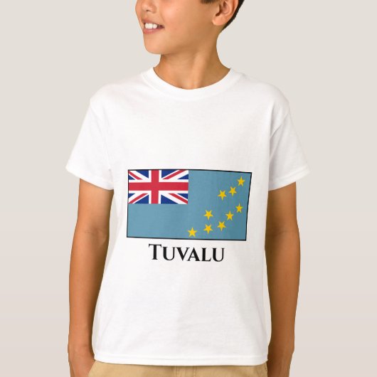 Tuvalu (Tuvaluan)-vlag T-shirt (Voorkant)