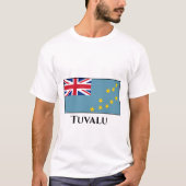 Tuvalu (Tuvaluan)-vlag T-shirt (Voorkant)