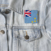 Tuvalu Vierkante Button 5,1 Cm (In situ)