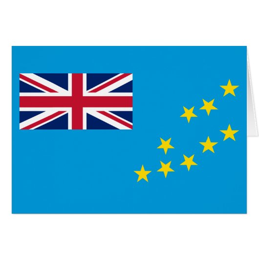 Tuvalu vlag (Voorkant Horizontaal)