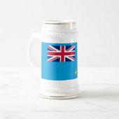 Tuvalu vlag bierpul (Voorkant links)