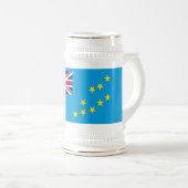 Tuvalu vlag bierpul (Voorkant rechts)