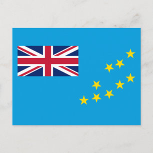 Tuvalu vlag briefkaart