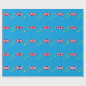 Tuvalu vlag cadeaupapier (Vlak)