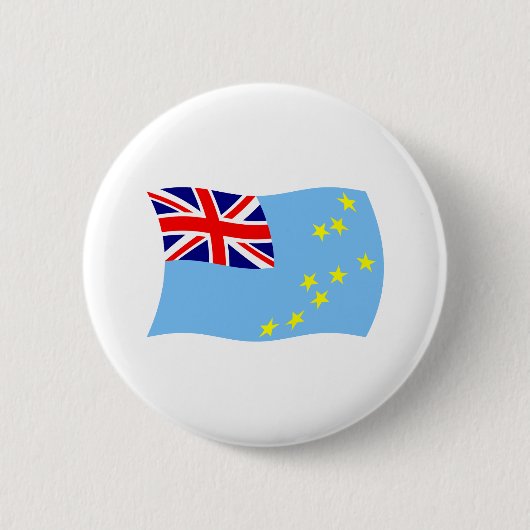 Tuvalu Vlag Knop Ronde Button 5,7 Cm (Voorkant)