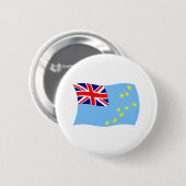 Tuvalu Vlag Knop Ronde Button 5,7 Cm (Voorkant /achterkant)
