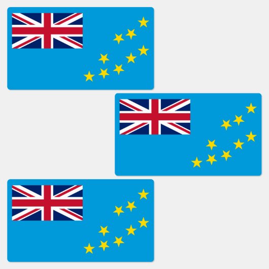 Tuvalu vlag labels (Groep)