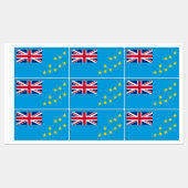 Tuvalu vlag labels (Vel)