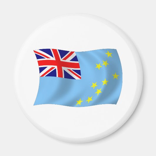 Tuvalu Vlag Magneet (Voorkant)