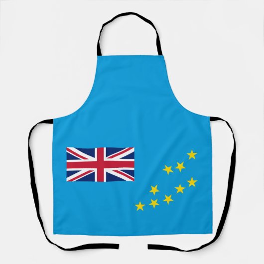 Tuvalu vlag schort (Voorkant)