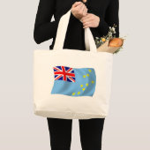 Tuvalu Vlag Schoudertas Grote Tote Bag (Voorkant (product))