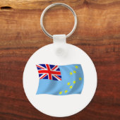 Tuvalu Vlag Sleutelhanger (Voorkant)