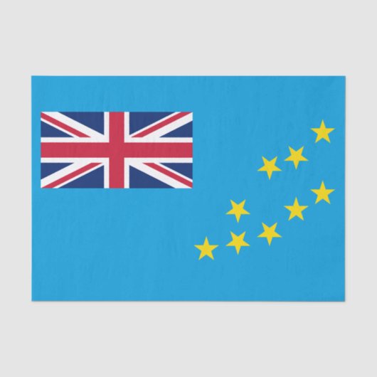 Tuvalu vlag tissuepapier (Voorkant)