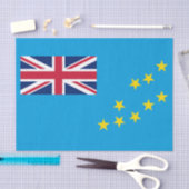 Tuvalu vlag tissuepapier (Craft)