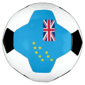 Tuvalu vlag voetbal (Gedraaid)