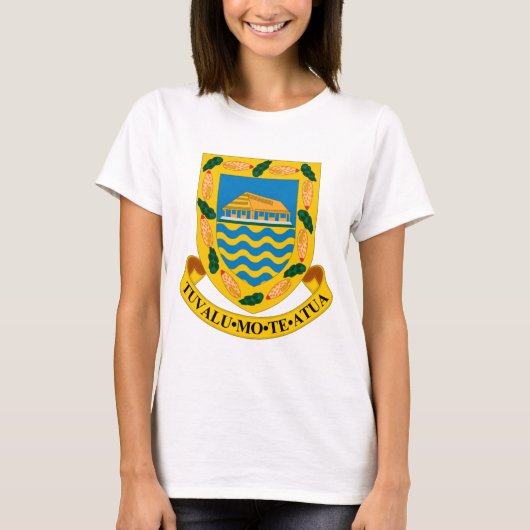 Tuvalu wapen t-shirt (Voorkant)