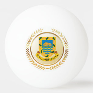 Tuvalu-wapenschild Pingpongbal