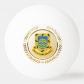 Tuvalu-wapenschild Pingpongbal (Achterkant)