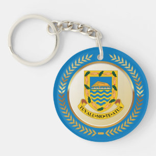 Tuvalu-wapenschild Sleutelhanger