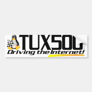 Tux500 bumpersticker