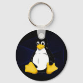 TUX Blue Sobel Sleutelhanger (Voorkant)