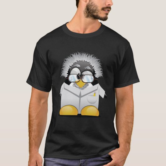 Tux einstein t-shirt (Voorkant)