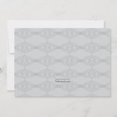 Tux en Gown Bridal Shower Kaart (Achterkant)